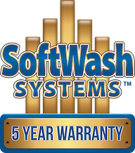Badge for a 5 Year Softwash Warranty